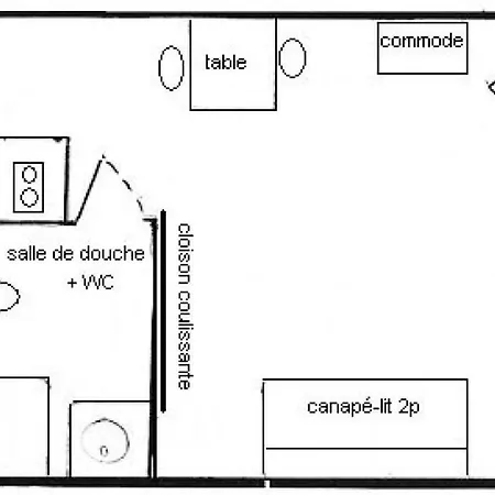 Le France - 2 Pers - Le France - 603fr - Plagne Centre Mae-8884 Апартаменты *